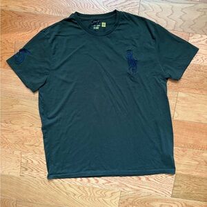 Polo Ralph Lauren green big pony tee men’s xl embroidered logo #3 sleeve